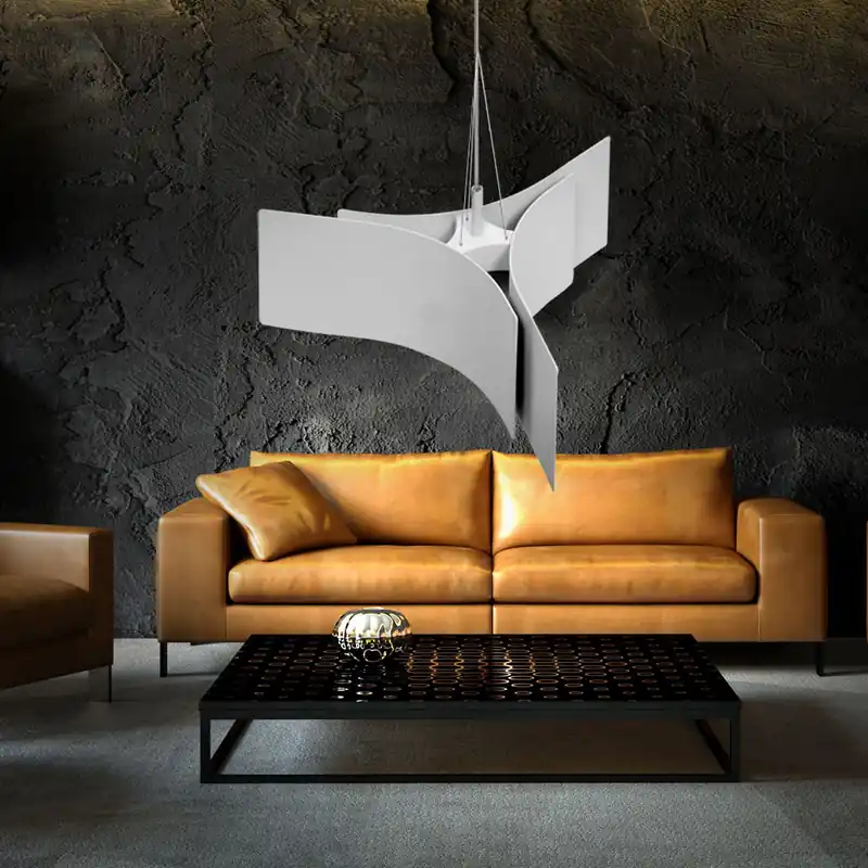 Beste Prijs Hanglamp, wit, in hoogte verstelbaar, L 48,5 cm
