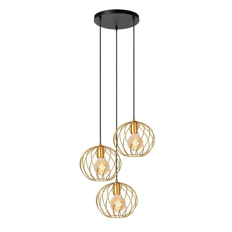 Lucide DANZA Hanglamp - Mat Goud / Messing Shop Nu