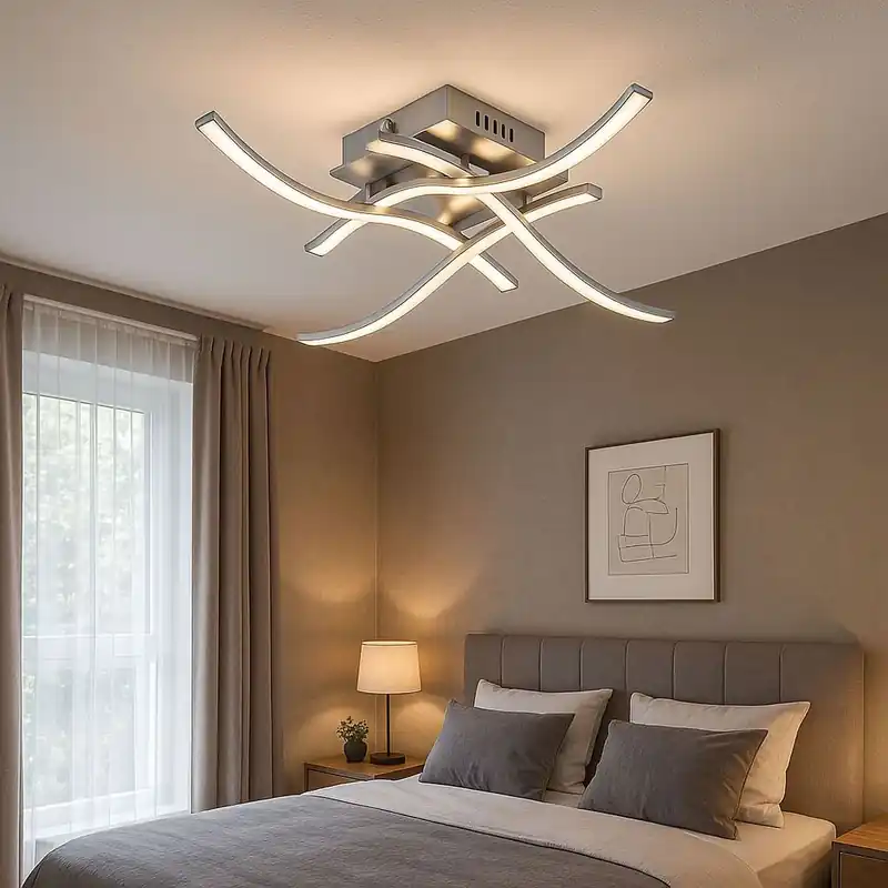 Shop Nu Plafondlamp, golfdesign, B 48 cm