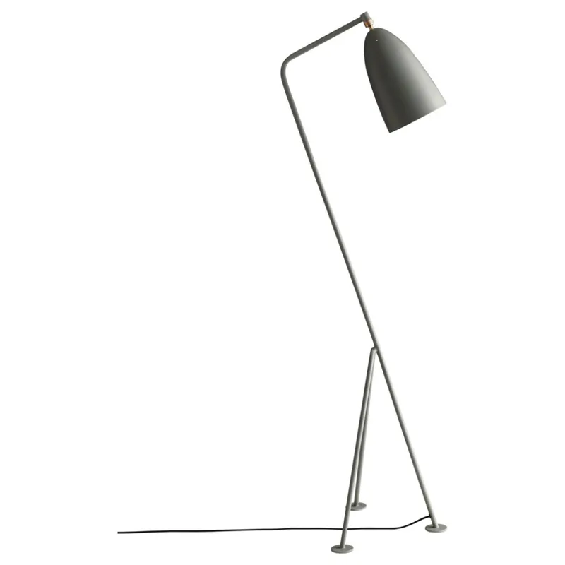 Gubi Grossman Collection, Gräshoppa Vloerlamp Dusty Blue Semi Matt Lage Kosten