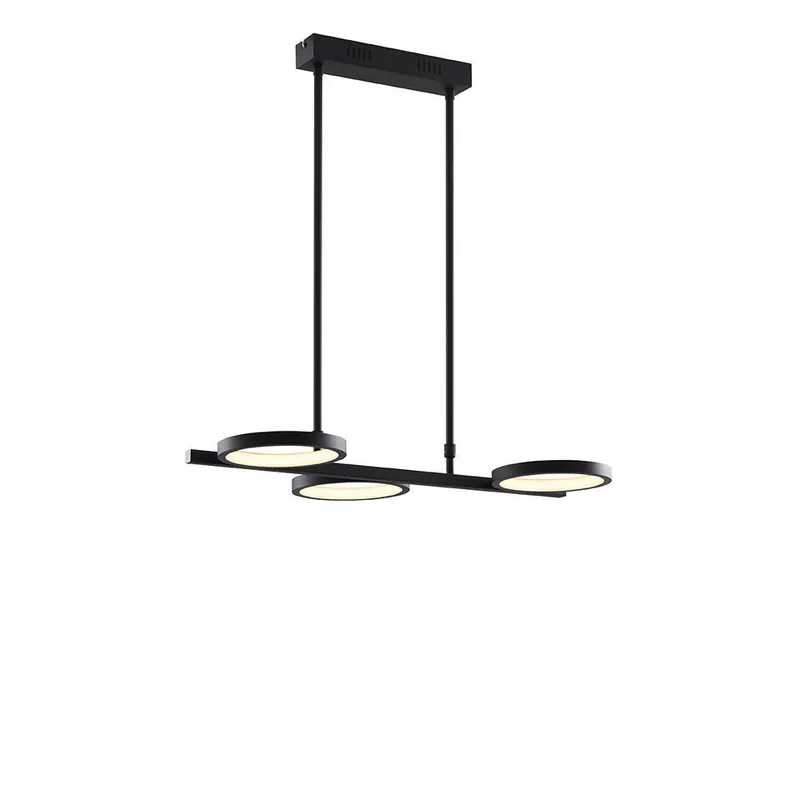Qazqa hanglamp vive zwart geïntegreerde led Beperkte Voorraad