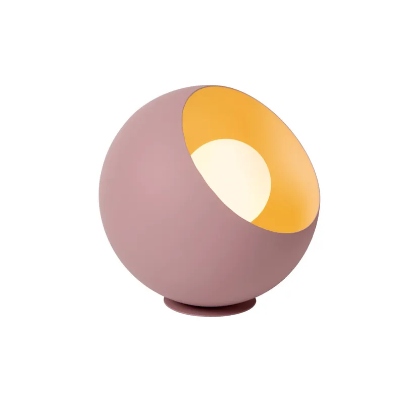 Populair Lucide DOREDOS - Tafellamp - Ø 20 cm - 1xE27 - Roze