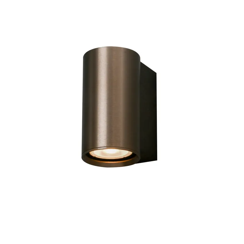 Gratis Verzending Lucide DUPLA - Wandspot / Wandlamp - 1xGU10 (MR11) - Koffie