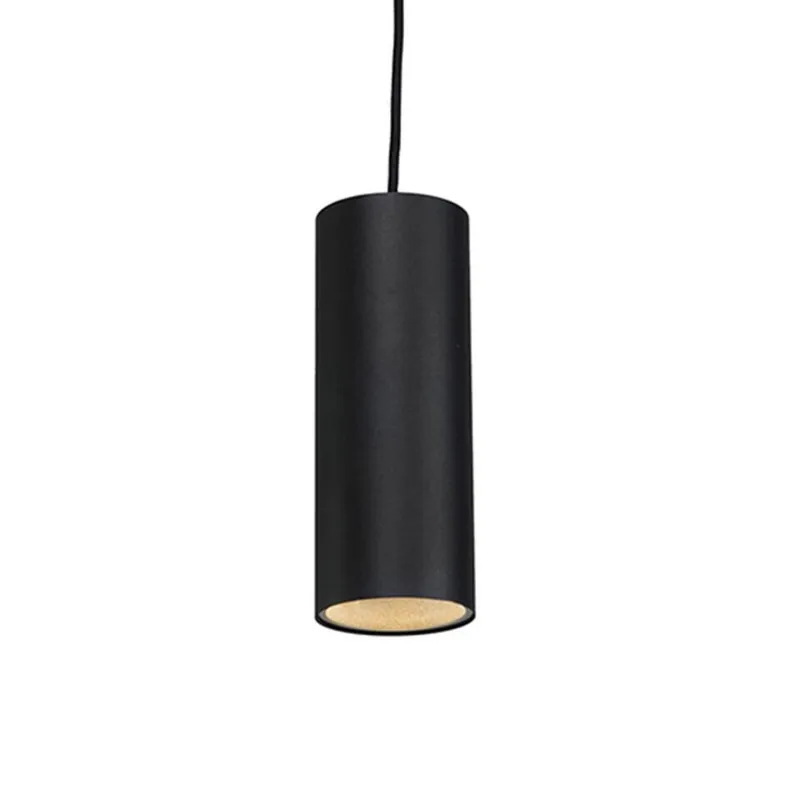 Qazqa hanglamp tubo zwart gu10 Aanbieding
