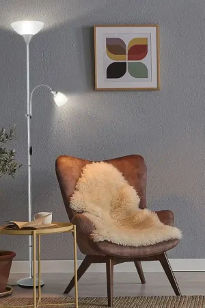 Elegante vloerlamp met verstelbare leesarm ERZWO Merkproduct