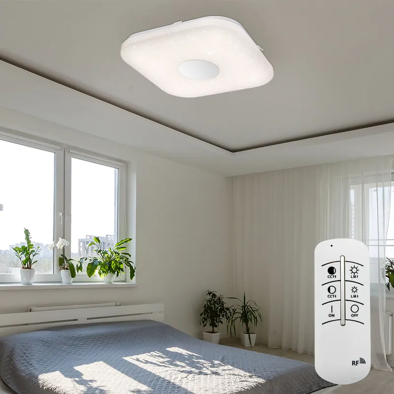 Koopje LED plafondlamp met veel functies en sterlichteffect