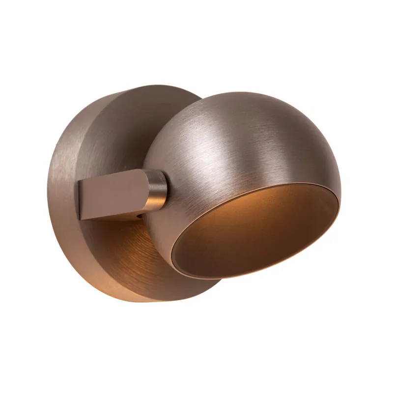 Lucide ESFERA - Plafondspot - Ø 11,2 cm - LED Dimb. - 1x11W 2700K - Grijs ijzer | Premium Lage Prijs