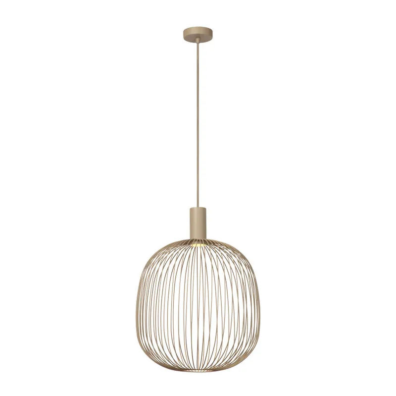 Veilige Betaling Lucide ESTEREL - Hanglamp - Ø 40 cm - 1xGU10 - Taupe | Essential