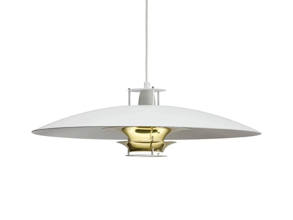 Gratis Verzending Artek - JL341 hanglamp wit / messing