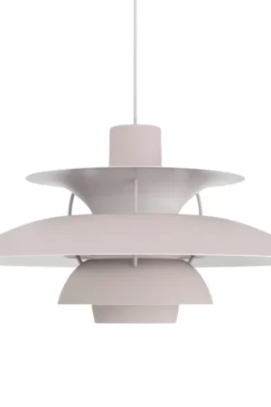 Beperkt Aanbod Louis Poulsen - PH 5 Monochrome Oyster Grey Hanglamp