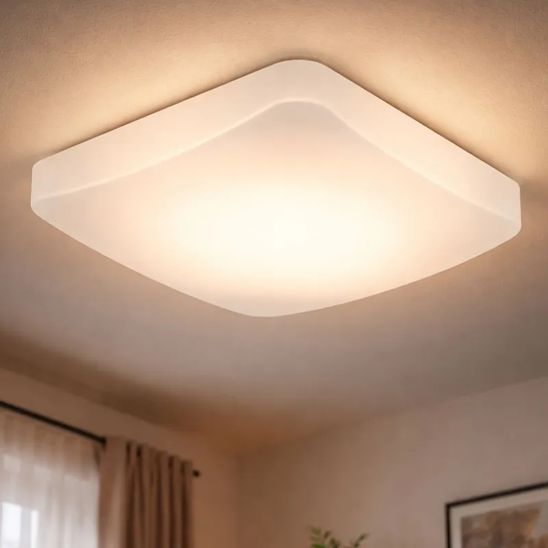 Beste Prijs LED plafondlamp, vierkant, wit, L 21,8 cm