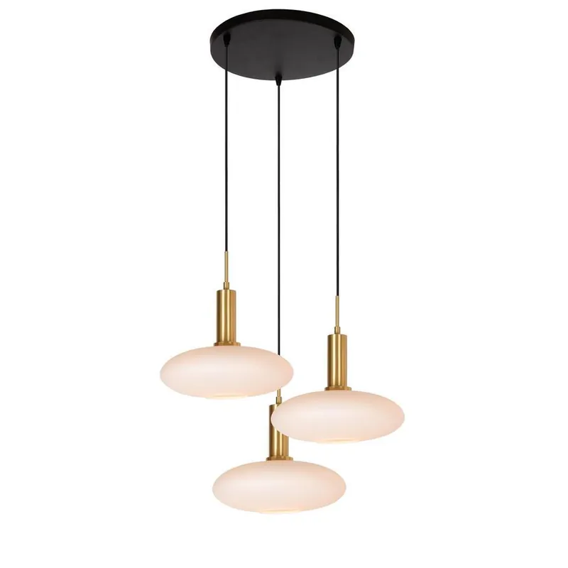 Laatste Versie Lucide SINGALA Hanglamp - Mat Goud / Messing