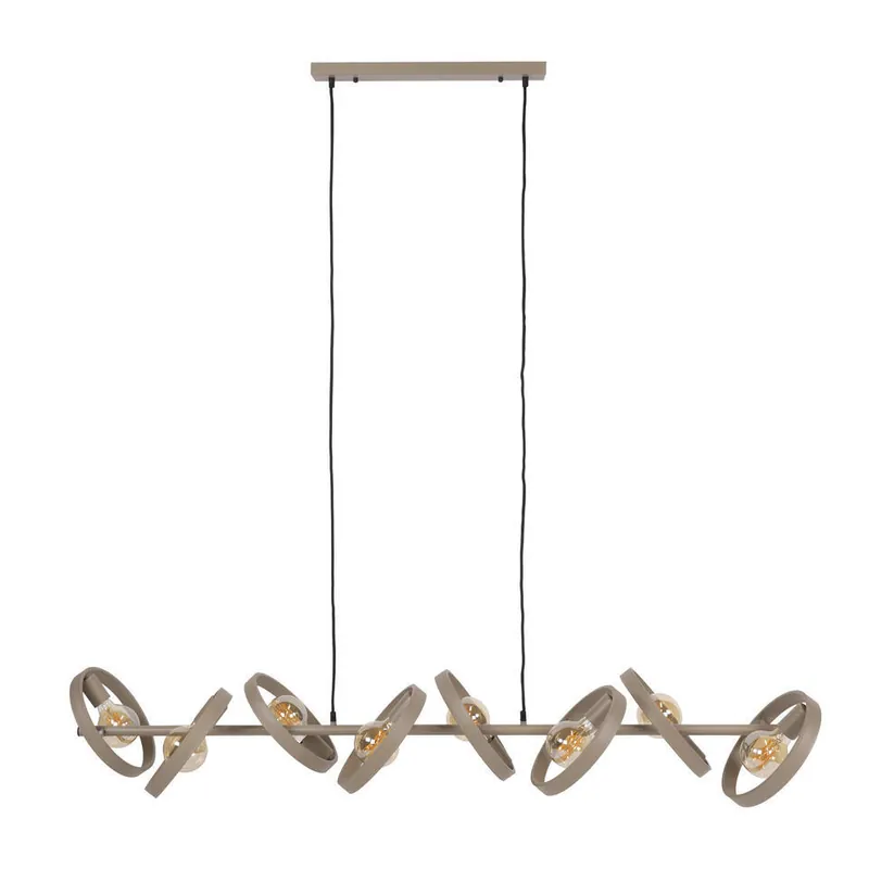 Hoyz Collection - Hanglamp Hover 8-lichts - Beige Fabrieksprijs