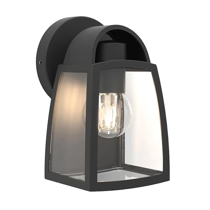 Exclusieve Aanbieding Kleine buitenlamp lantaarn wand mat zwart