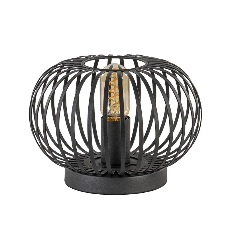 Kleine draad tafellamp modern mat zwart Voordeelprijs