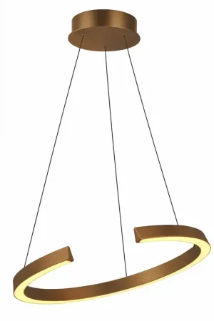 Freelight Hanglamp Cavallo Ø 65 cm comfortlift brons goud Laatste Kans