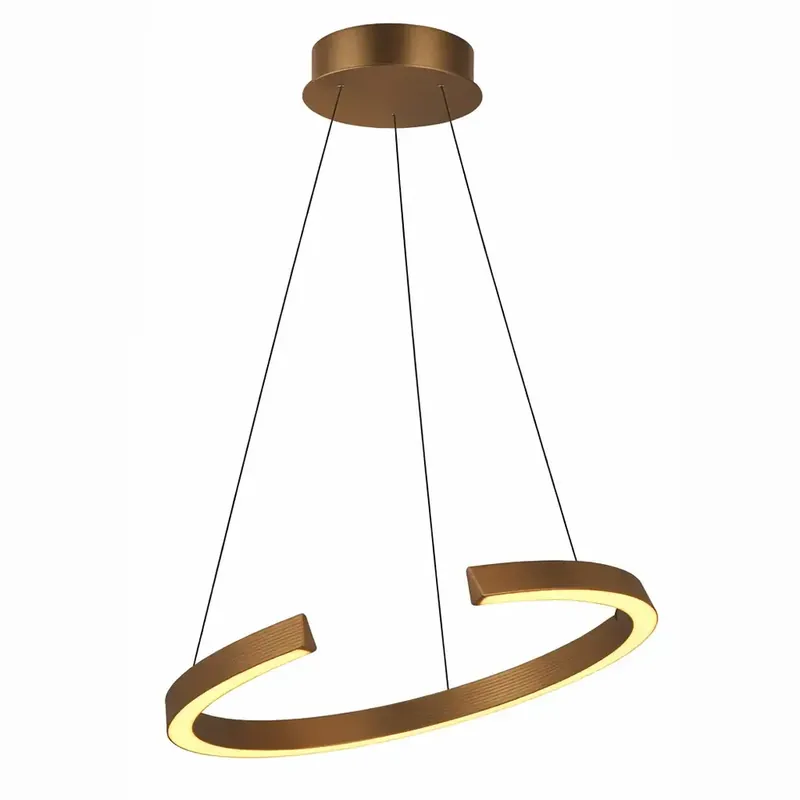 Freelight Hanglamp Cavallo Ø 65 cm comfortlift brons goud Laatste Kans