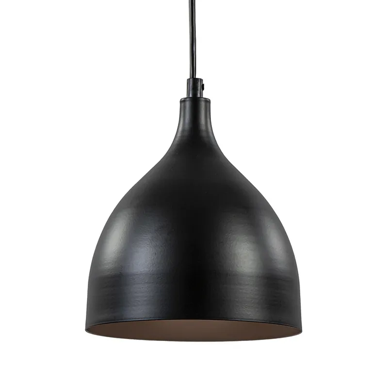 Meest Verkocht Kleine hanglamp zwart keuken-bar-hal-wc
