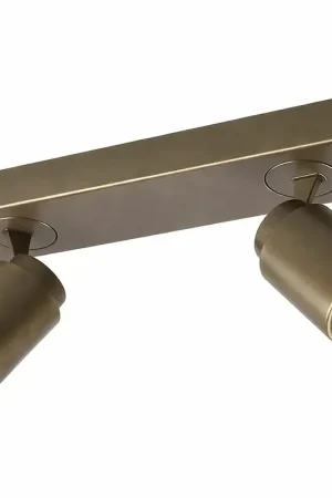 Nieuw Freelight Spot Razza 2 lichts L 32 cm GU10 brons goud