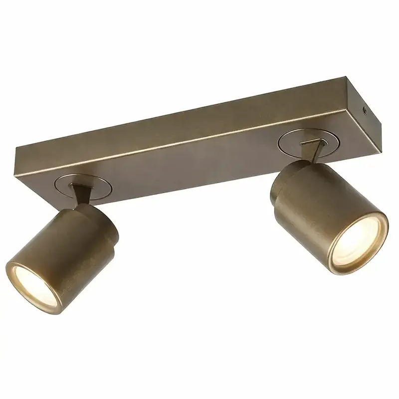 Nieuw Freelight Spot Razza 2 lichts L 32 cm GU10 brons goud