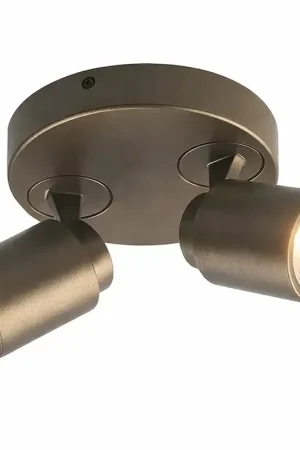 Alleen Vandaag Freelight Spot Razza 2 lichts Ø 17 cm GU10 brons goud