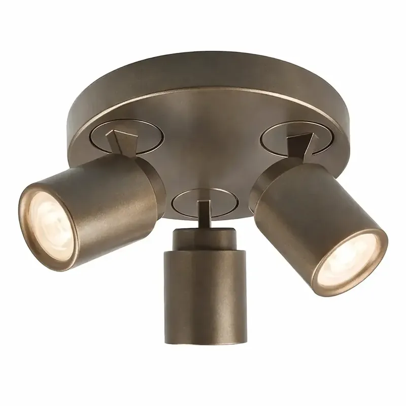 Freelight Spot Razza 3 lichts Ø 21 cm GU10 brons goud Premium