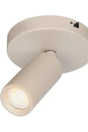 Seizoensaanbieding Freelight Spot Scolo 1 lichts Ø 10 cm beige