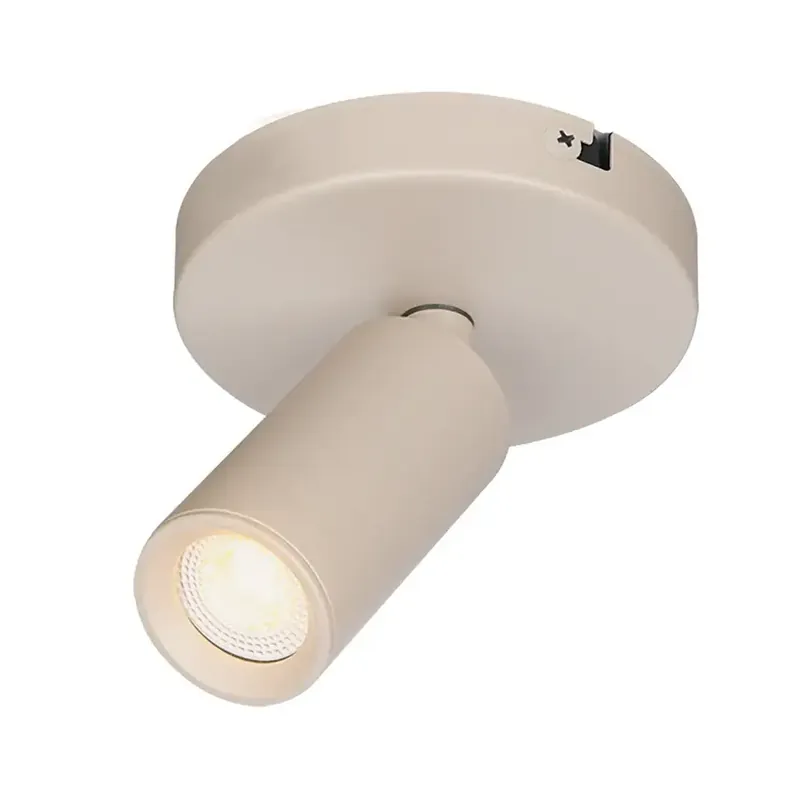 Seizoensaanbieding Freelight Spot Scolo 1 lichts Ø 10 cm beige