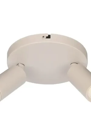 Flitsaanbieding Freelight Spot Scolo 2 lichts Ø 15 cm beige