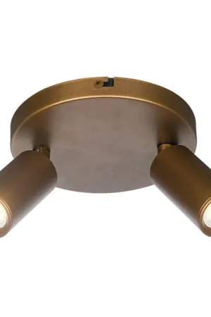 Freelight Spot Scolo 2 lichts Ø 15 cm brons goud Superprijs