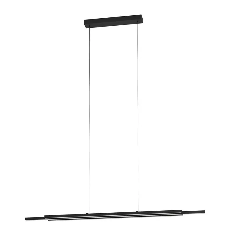 EGLO Cannigiona Hanglamp - LED - 93 cm - Zwart Superprijs