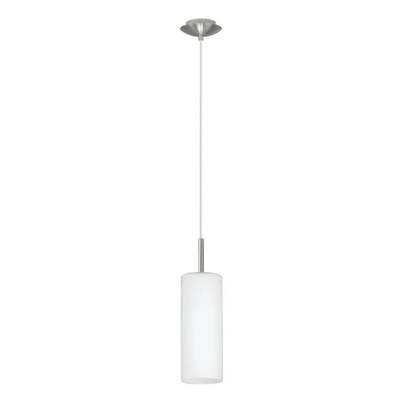 Finale Uitverkoop EGLO Troy 3 Hanglamp - E27 - 11 cm - Nikkelmat