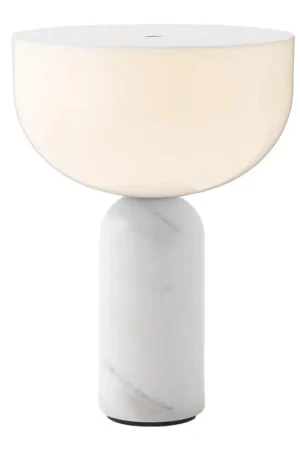 Bestseller New Works - Kizu portable tafellamp - wit marmer