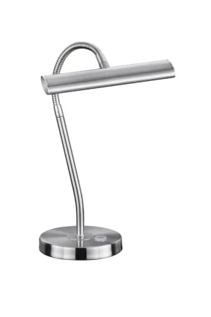 Chique 4 watt LED tafellamp in mat nikkel Merkproduct