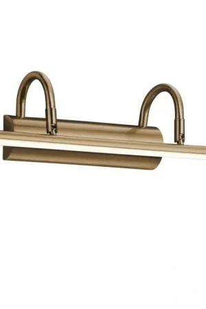Aanbieding Klassieke 8 watt LED wandlamp in antiek messing