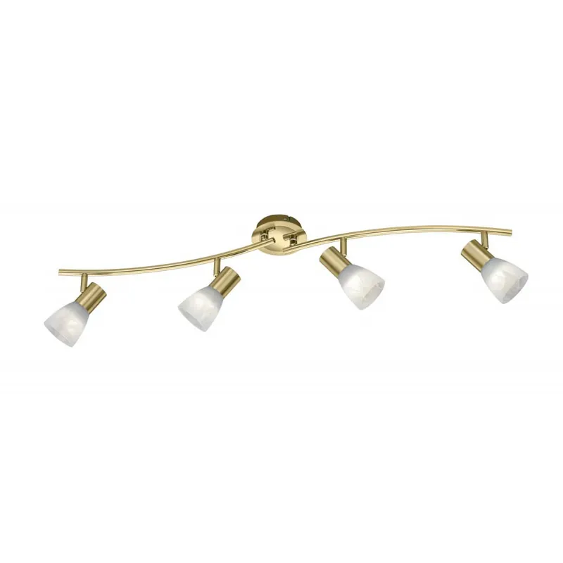 Aanbieding Prachtige LED-spot van 24 watt in mat messing