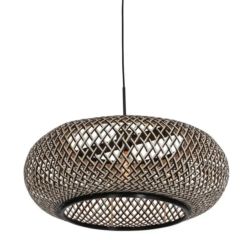 Anne Light & home Hanglamp Maze - beige zwart - 60x140 cm Bestseller