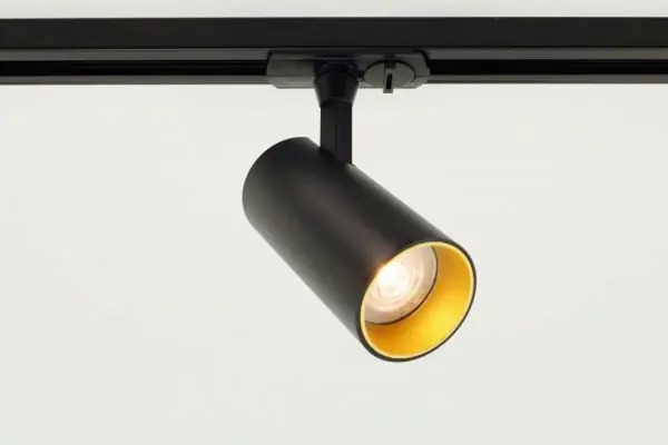 Snelle Levering Railspot TELESCOPE XL voor LUNA spanningsrail | Zwart / Goud