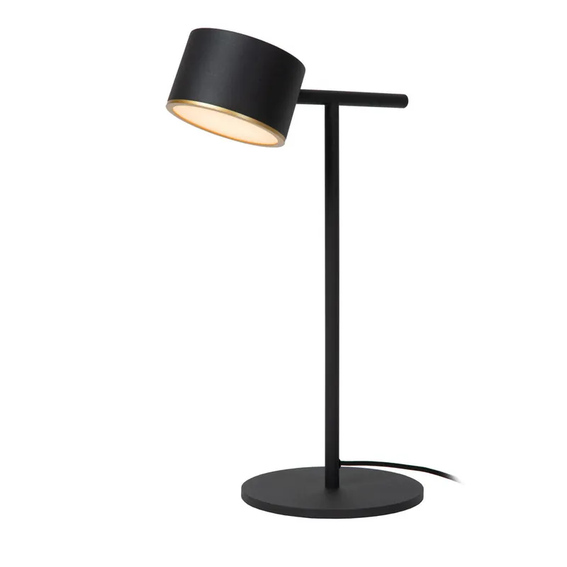 Lucide GIAN - Tafellamp - LED Dimb. - 1x9W 2700K - Zwart Beste Prijs
