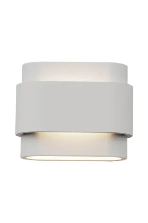 Merkproduct Artdelight Wandlamp Metz L 20 cm gips wit