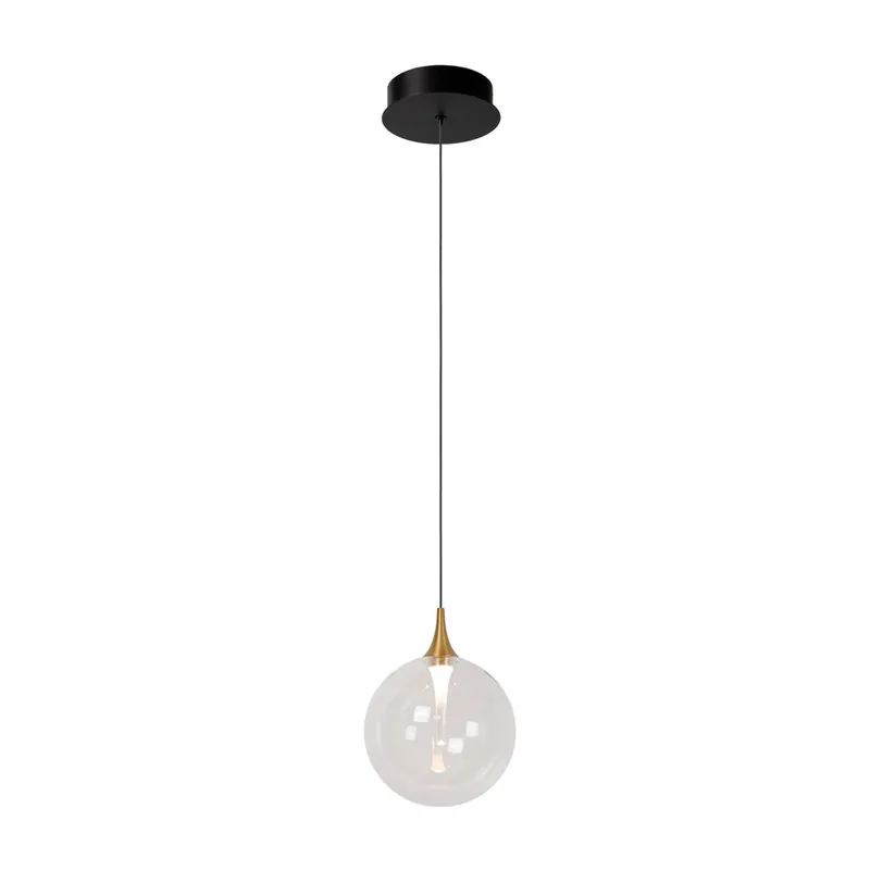 Lucide GISELA - Hanglamp - Ø 16 cm - LED Dimb. - 1x5W 2700K - Transparant | Premium Gereduceerde Prijs