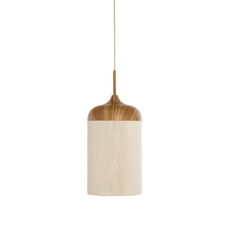 Betrouwbaar Hanglamp Dania - Naturel/Crème - Ø16cm