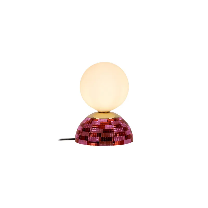 Lucide GLITZER - Tafellamp - Ø 14 cm - 1xG9 - Roze | Essential Hete Deal