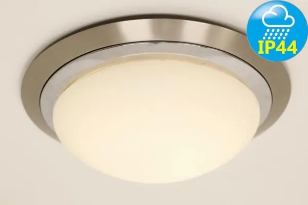 Seizoensaanbieding Ronde plafondlamp SPLASH 3 standen LED IP44 | Groot Ø 37 cm