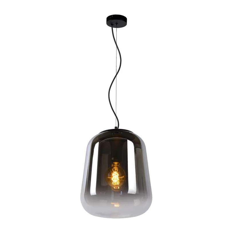 Koop Online Lucide GLORIO - Hanglamp - Ø 32 cm - 1xE27 - Zwart