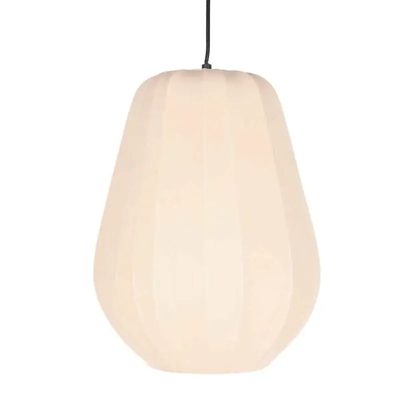 Tijdelijk Beschikbaar Anne Light & home Hanglamp Sable - creme - 27x150 cm