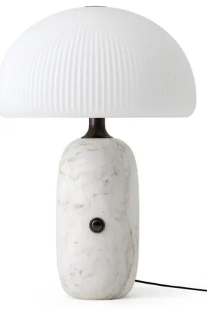 Beperkte Voorraad Vipp - 591 Sculpture tafellamp small - wit marmer
