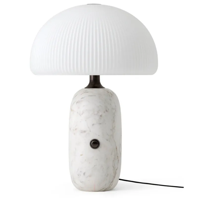 Beperkte Voorraad Vipp - 591 Sculpture tafellamp small - wit marmer