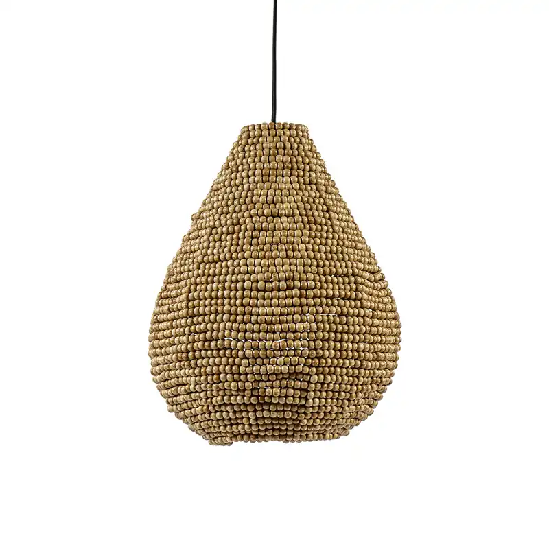 Superprijs Light and Living hanglamp Kabinda beads bruin