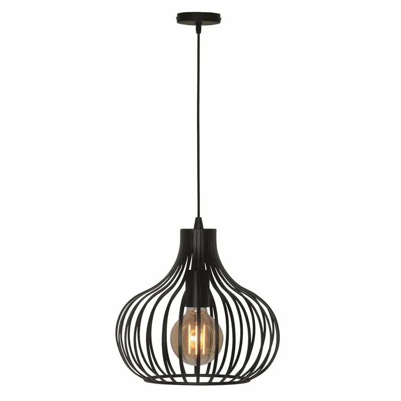 Freelight Hanglamp Aglio 28 cm zwart Betrouwbaar